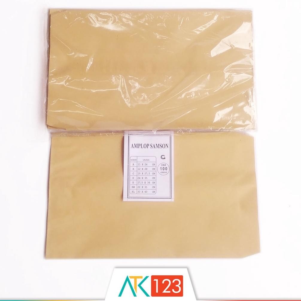 

Amplop Coklat / Samson Guanaco C (1/2 Folio) isi 100 Buah RB07