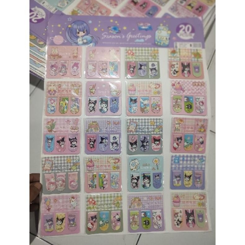 

Pembatas Buku Lembaran 3 x 20pc RB07