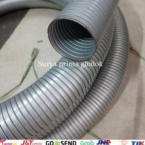 

Terlaris Selang Flexible Knalpot Genset Id 2" Inch (50Mm) Panjang 50Cm