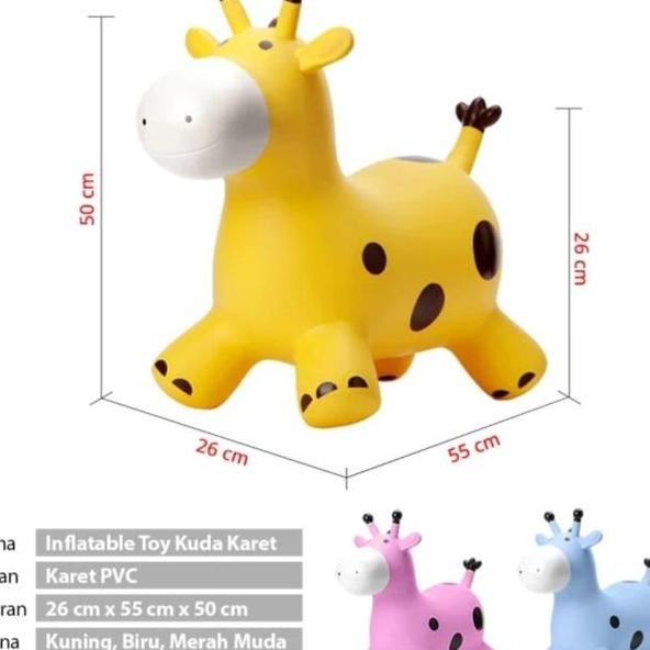 Jumping Animal Mainan Anak Kuda Kudaan Karet Animal Jumping Music