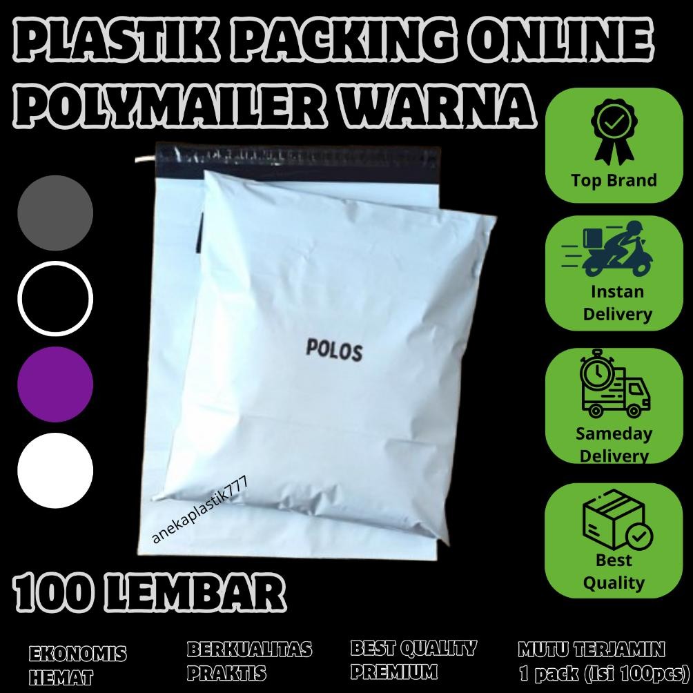 

Baru Amplop Bubble Mailer Rusfet Hello Series Per Dus | Ekspedisi Bag Warna Solid Murah