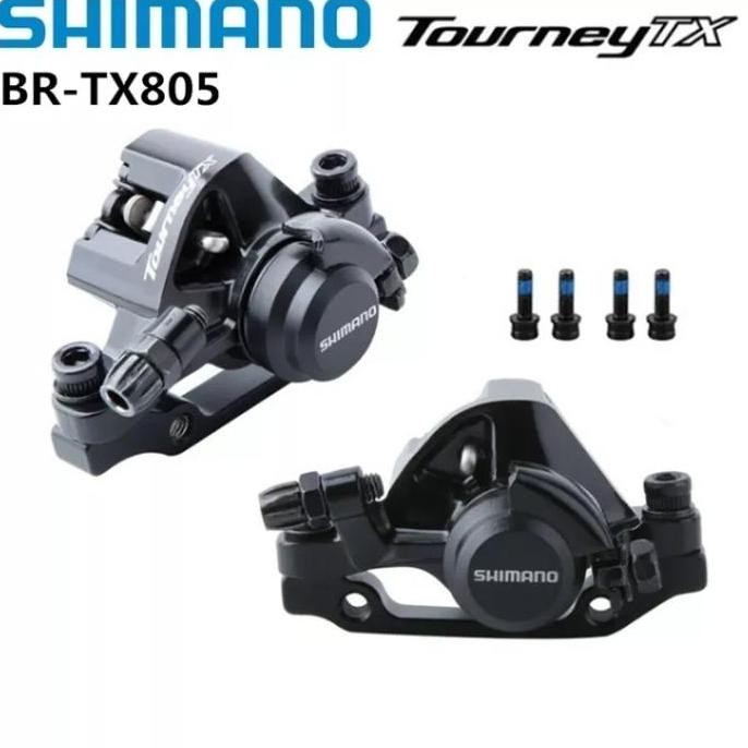 Kaliper Caliper Rem Shimano Tourney BR-TX805 Mekanik Rem Cakram Sepeda