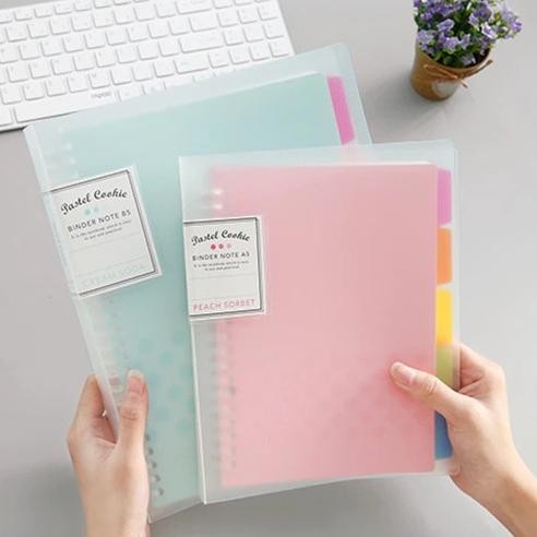 

Binder Kokuyo Pastel Cookies A5-B5 4 Warna RB07