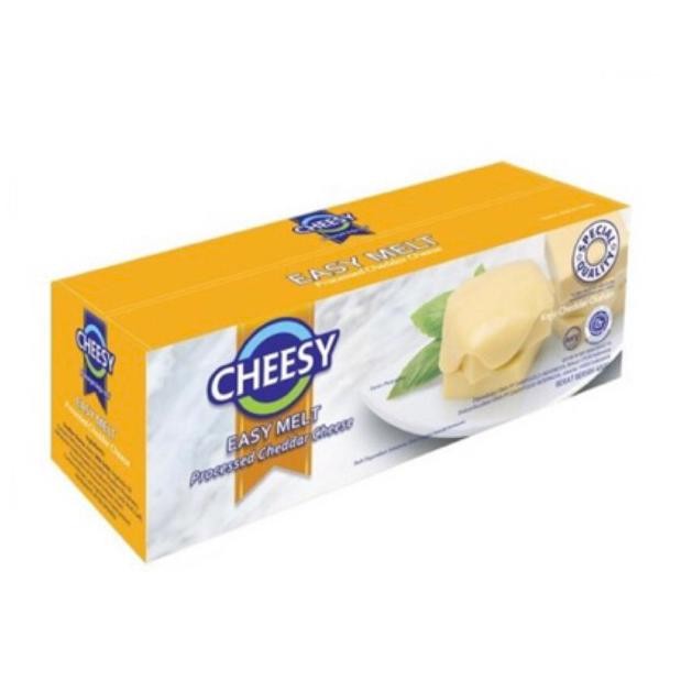 

Baru Keju Cheddar Easy Melt Cheesy 480g Pengganti Mozzarella Leleh