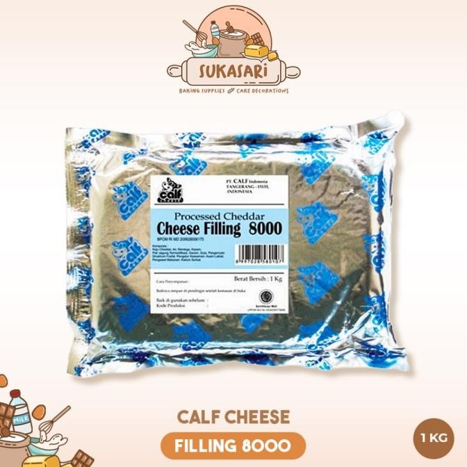 

(Expert) Sukasari - Calf Cheese Filling 8000 1kg / Keju Filling Calf 8000 Isian Roti