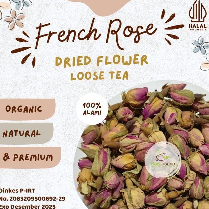 

SALE!!! French Rosebud Flower Tea / Teh Bunga Mawar Francis - 20 Gram