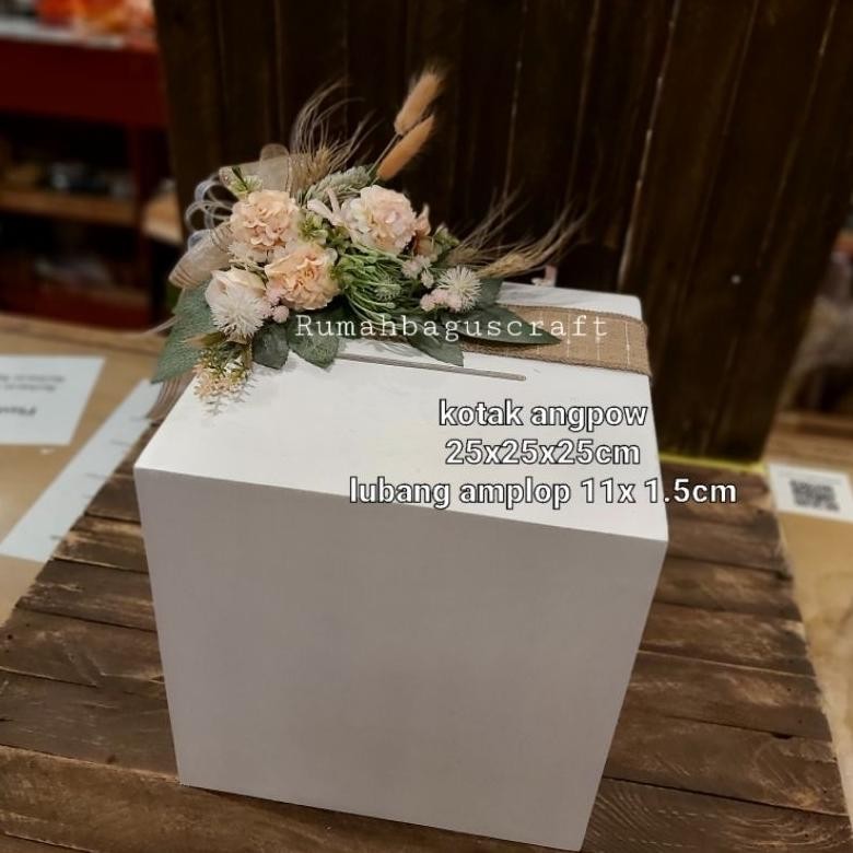 

Baru Kotak Amplop Angpao Nikah / Tunangan - Box Uang Amplop Souvenir Wedding