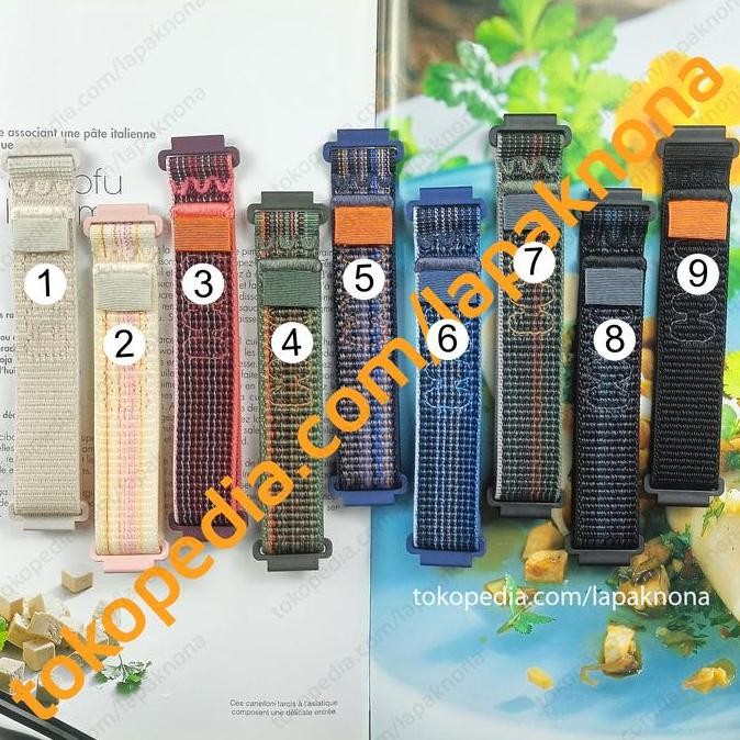 18mm SPORT LOOP Strap Garmin Venu 3s 2s / Forerunner 265s 255s Music / Vivoactive 4s / Vivomove 3s /