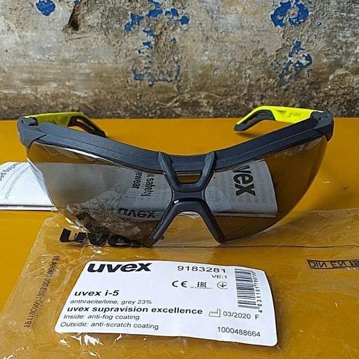 

Terlaris Uvex 9183281 I-5 Safety Spectacles Lens Grey 23%