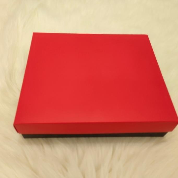 (Expert) Kotak Dus Nastar Kue Kering warna (MERAH) Sekat Mika 20/30