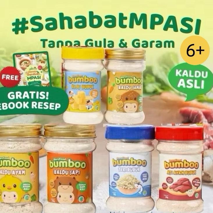 

Bumboo Barefood Kaldu Mpasi Tanpa Msg Gula Garam Mulai 6