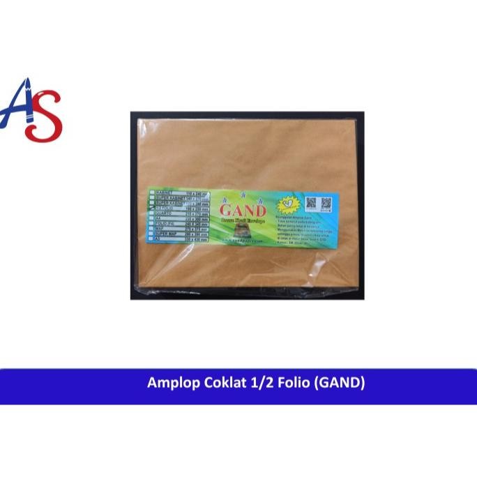 

Amplop Coklat 1/2 Folio (GAND) RB07