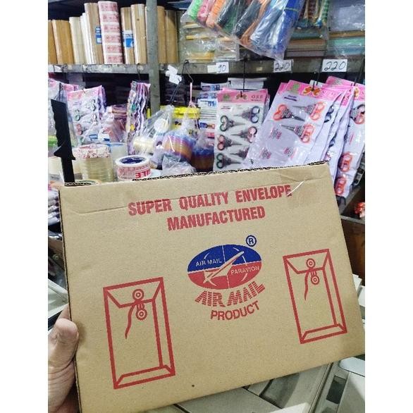 

Baru Amplop Coklat Tali 310 Airmail - Isi 50 pcs Folio F4