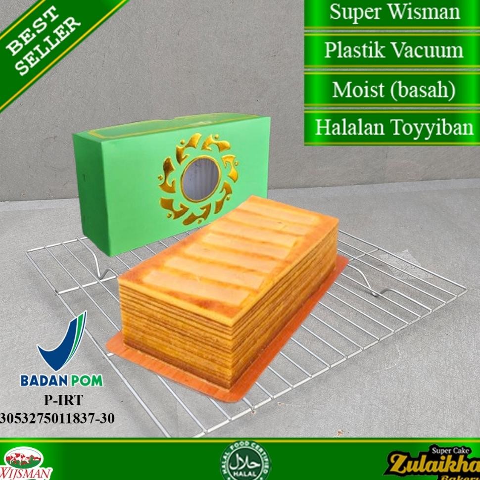 

Lapis Legit Keju Wisman 20X10 Cm Vacuum Halal