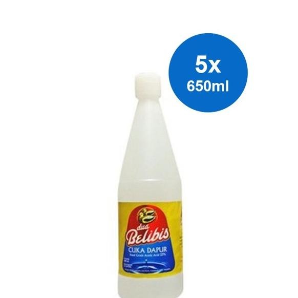 

Dua Belibis Cuka Dapur 650 Ml X 5