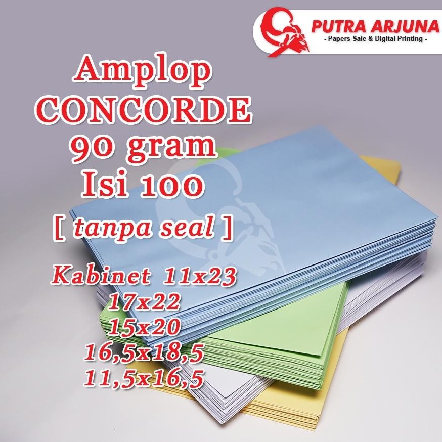 

Baru Amplop Concorde 13.5x18.5cm 90gsm - 100 pcs / Pack