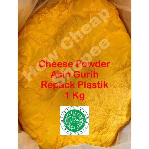 

Baru Cheese Powder 1kg - Keju Bubuk Gurih Asin Halal Bersertifikat