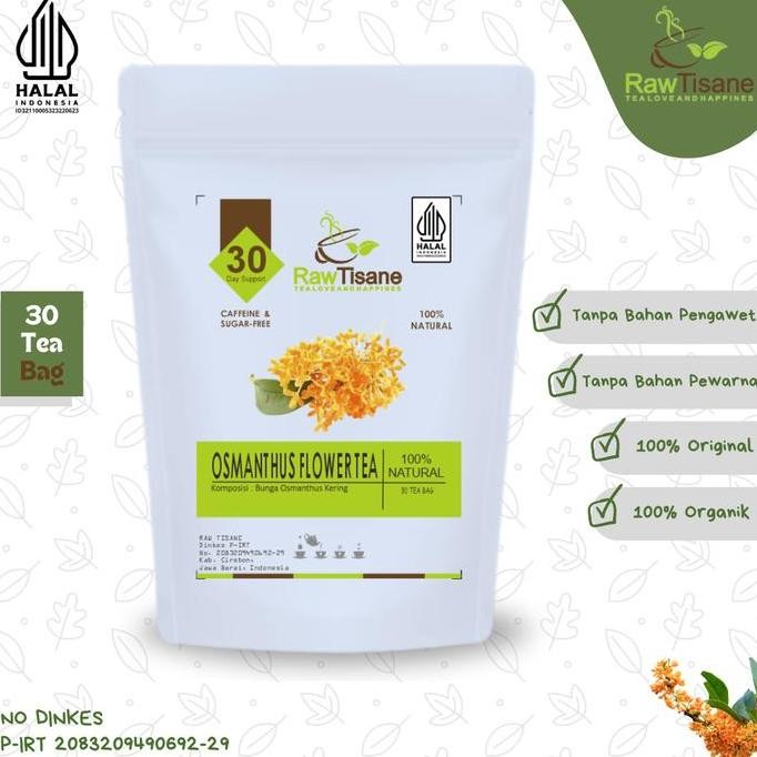 

SALE!!! OSMANTHUS FLOWER TEA : PURE OSMANTHUS FLOWER TEA (30 Tea Bag)