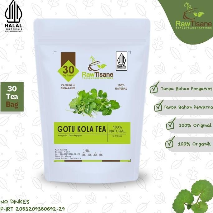 

SALE!!! GOTU KOLA TEA : TEH DAUN PEGAGAN ISI 30 TEA BAG