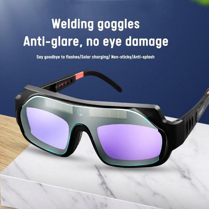 

Terlaris Kacamata Las Otomatis Dual Glass Auto Darkness Kacamata Welding Glasse