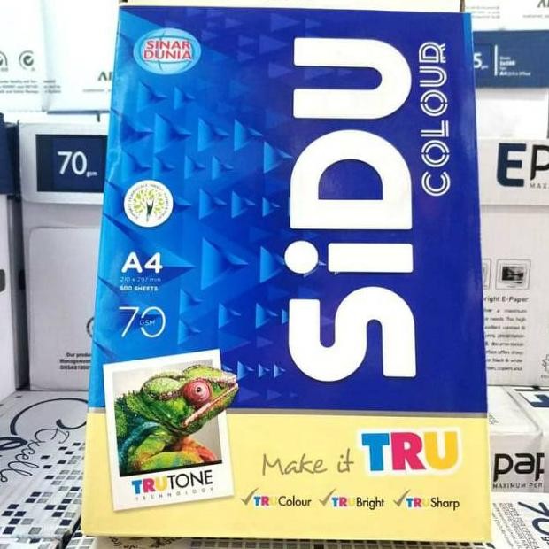 

Sale! Kertas Hvs Warna A4 70 Gram - Sinar Dunia Sidu Color