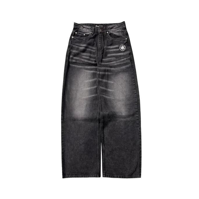 BAGGY WIDELEG PANTS DENIM MOODDAY PROJECT JEANS WASHED daps