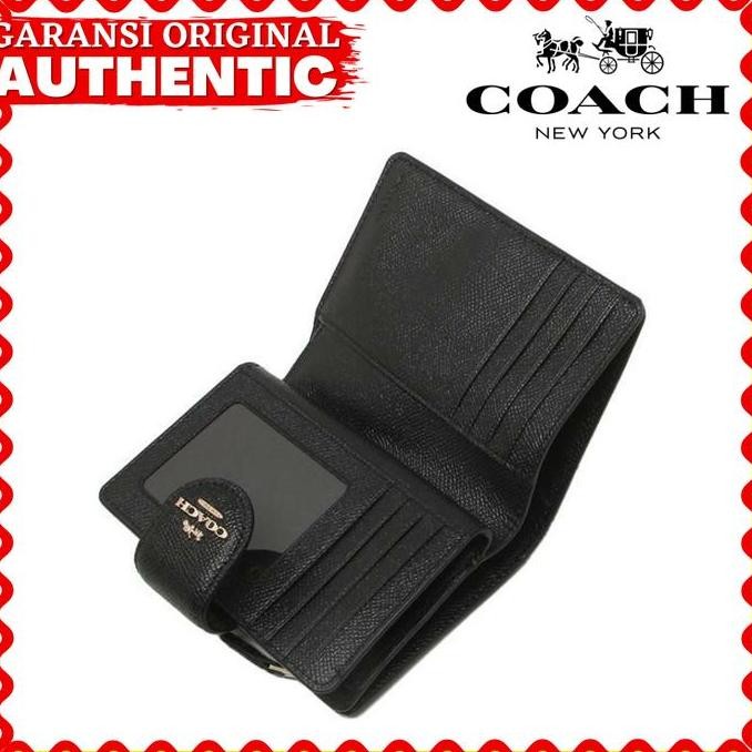 Murah Dompet Wallet Coach Medium Corner Signature Wanita Branded Original