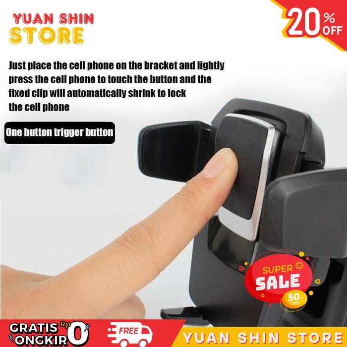 HOLDER HP ROBOT DASHBOARD MOBIL 360 PHONE HOLDER ROBOT STANG PANJANG HOLDER HP TERBAIK
