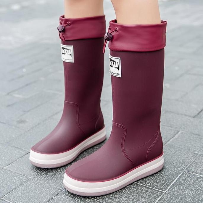 

Terlaris Prelesty Terbaru Sepatu Sawah Wanita Boot Tinggi Karet Kerja Proyek Anti Air Waterproof Banjir Sepatu Hujan Cewek Anti Slip Kekinian 372