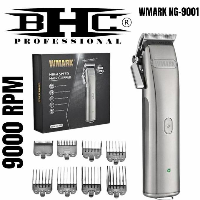 Terlaris Wmark Ng-9001 Original 9000Rpm Mesin Cukur Rambut Hair Clipper