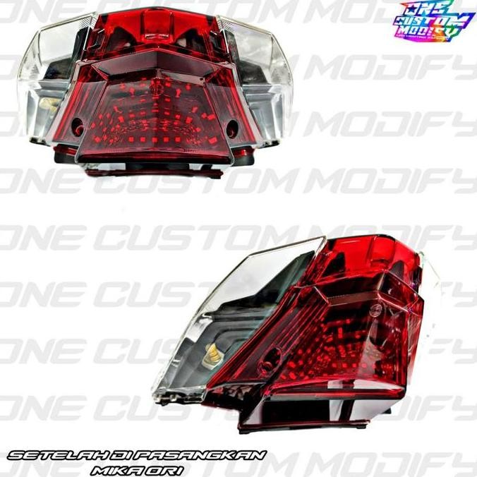 STOPLAMP RUNNING 8 & 10 MODE BEAT ESP LAMPU REM LED BELAKANG MOTOR VARIASI ONE CUSTOM MODIFY