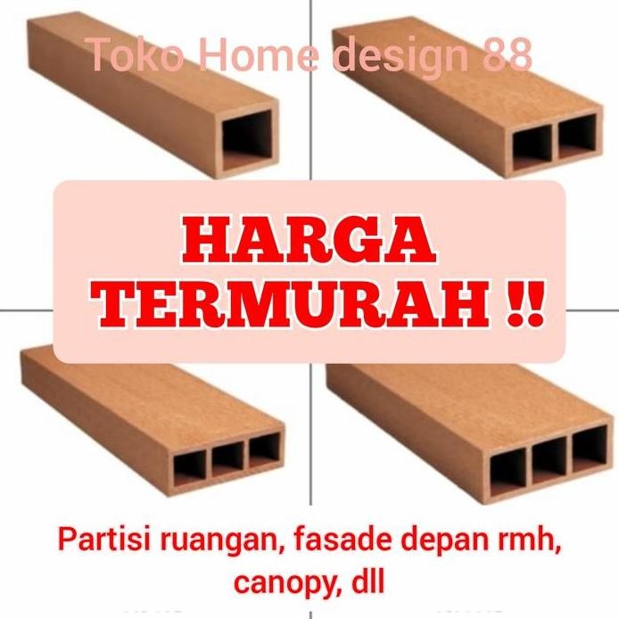 Kisi kisi WPC / partisi WPC kayu asri tersedia banyak pilihan