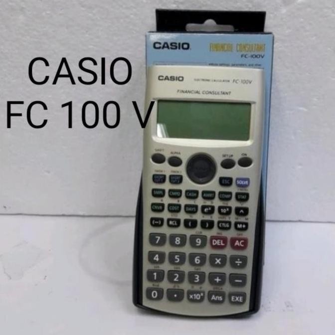 

restock CASIO KALKULATOR FINANCIAL FC 100 V KEUANGAN