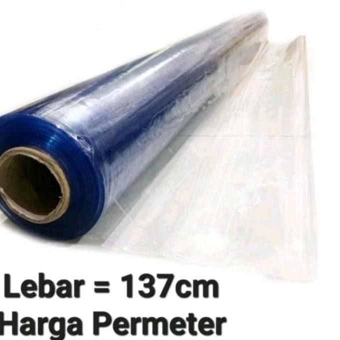 Plastik Bening Meteran/ Plastik mika bening Meteran/ Plastik Meja Bening Meteran/ Taplak Meja bening