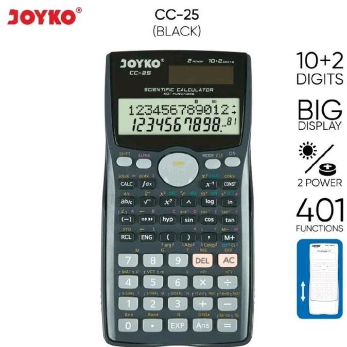

restock Kalkulator calculator Joyko CC-25 scientific 401 functions