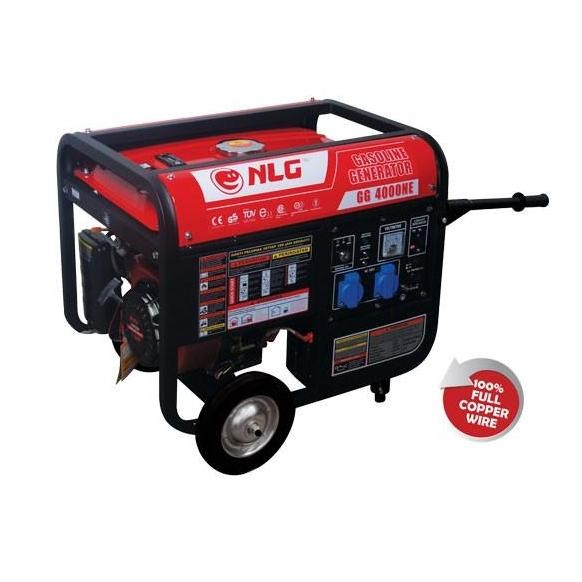 

Terlaris Nlg Genset Listrik Generator Bensin Set Nlg Gg-4000-Ne 2500 Watt