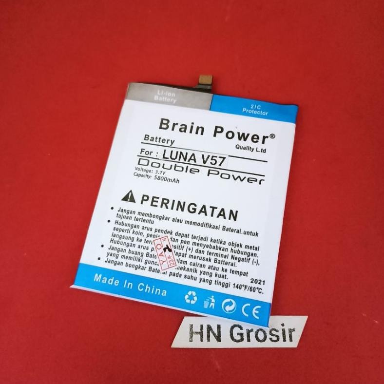 Baterai Battery Luna V57 batre hp Luna V 57 Double power