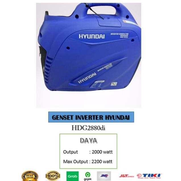 

Terlaris Hyundai Genset Inverter 2880Di N