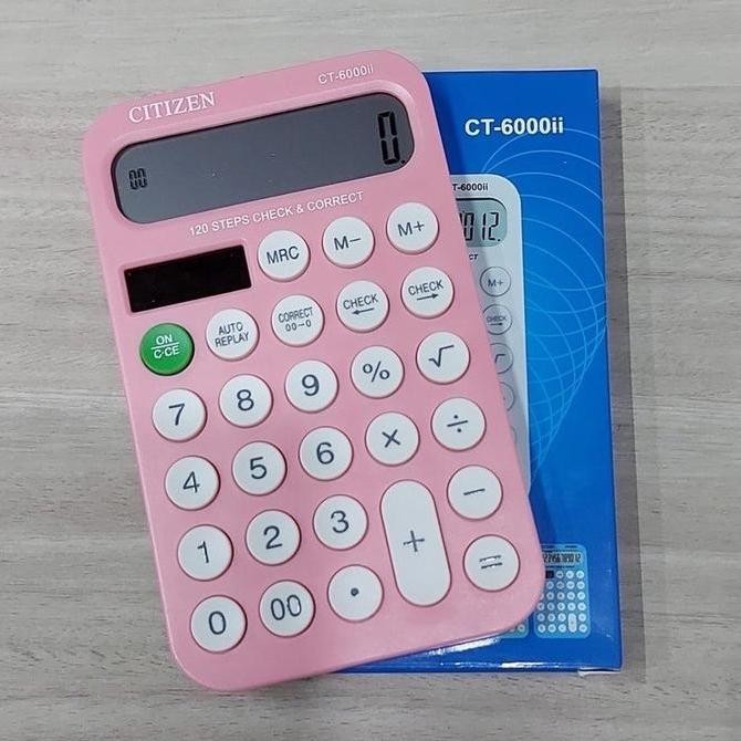 

restock Kalkulator Citizen Ct6000ii / Calculator 12 Digit Ct 6000 ii