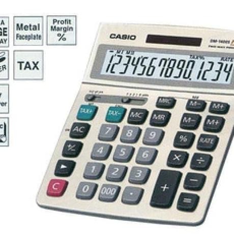 

restock KALKULATOR DESKTOP CASIO DM1400 / CALCULATOR KANTOR MEJA DM 1400