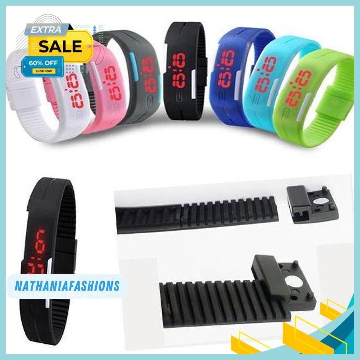 SPORT LED DIGITAL WATCH JAM TANGAN NIKE ADIDAS SPORT DISKON 