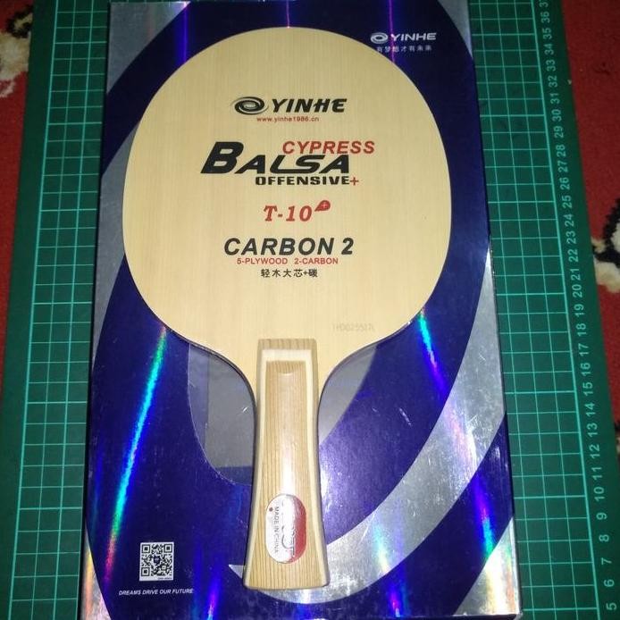 Terlaris Kayu Bat Bet Tenis Meja Pingpong Yinhe T10 + Kayu Off Murah