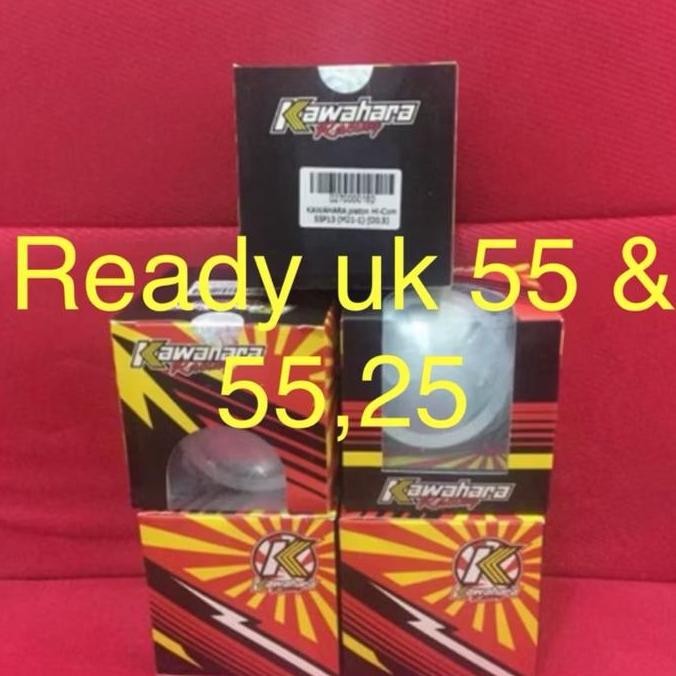 Piston kawahara 55 atau 55,25 pin pen 13 seher lengkap