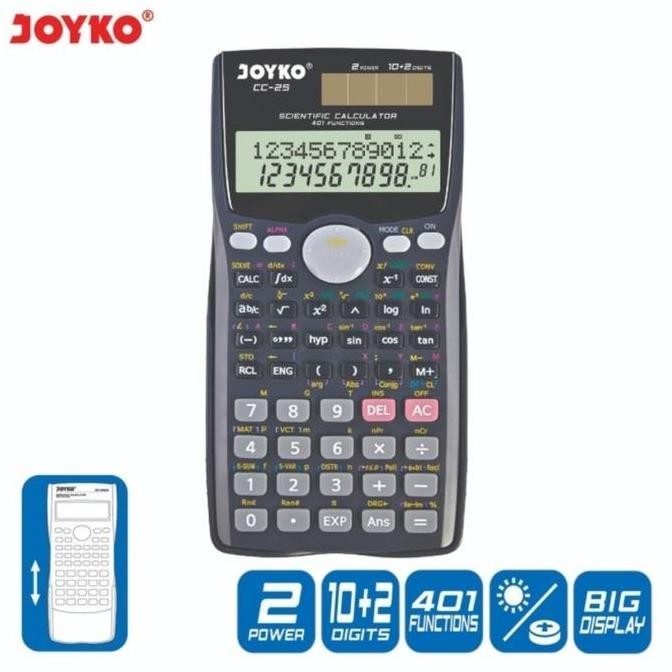 

restock JOYKO CC-25 ~ Kalkulator Sekolah / Scientific Calculator CC25 Kuliah