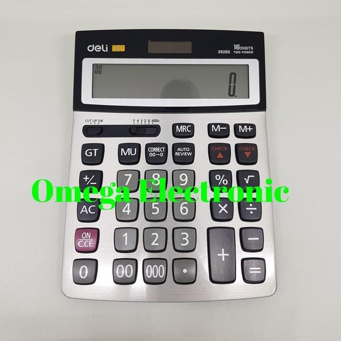 

restock Deli 39265 Calculator Check & Correct Desktop Kalkulator 16 Digits