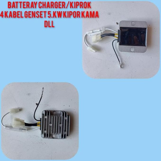 

Terlaris Batteray Charger/Kiprok 4 Kabel Genset Solar 5Kw Kipor Kama Firman Dll