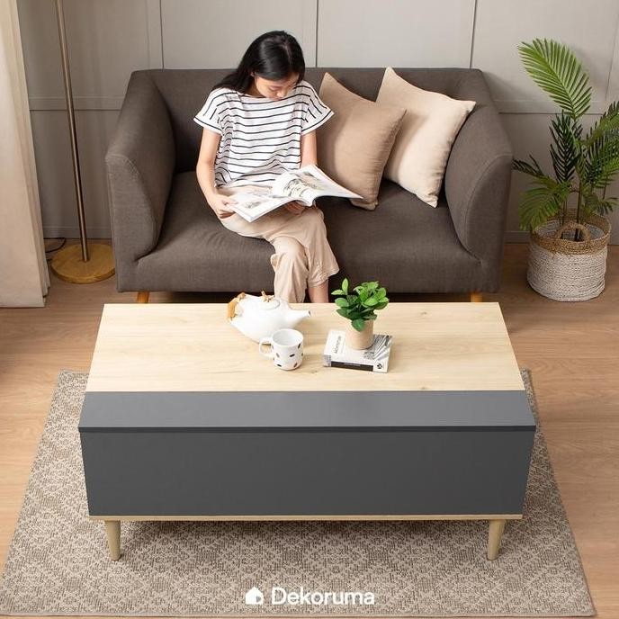 

Terlaris Dekoruma Mako Meja Tamu | Coffee Table Ct Lift Up Hickory Coolguy 10C