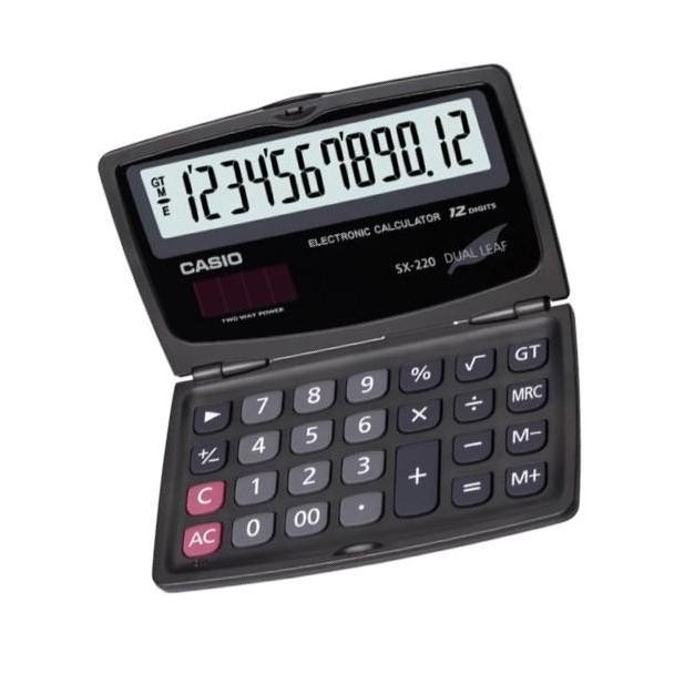 

restock kalkulator lipat CASIO sx 220 original 12 digit 2 power