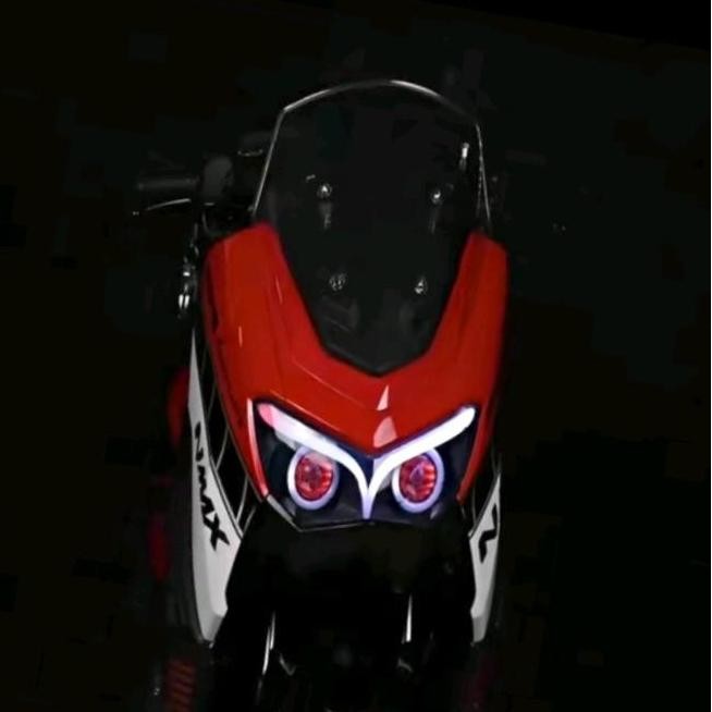 Lampu depan nmax new Headlamp projector led all new nmax 155 bluetooth control lampu depan nmax new 