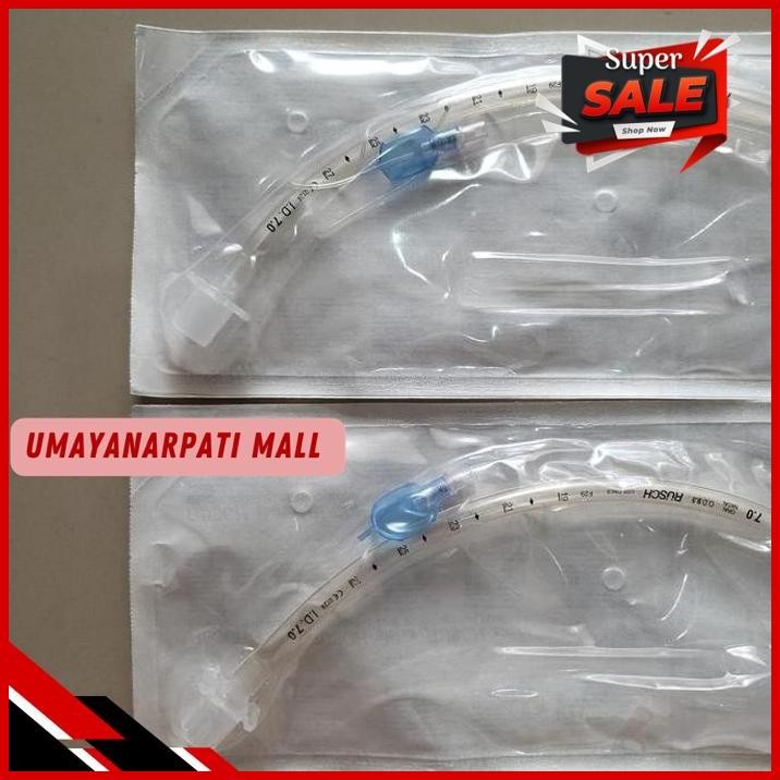 ENDOTRACHEAL TUBE  ETT WITH CUP CLEAR  RUSCH TERJAMIN BEST